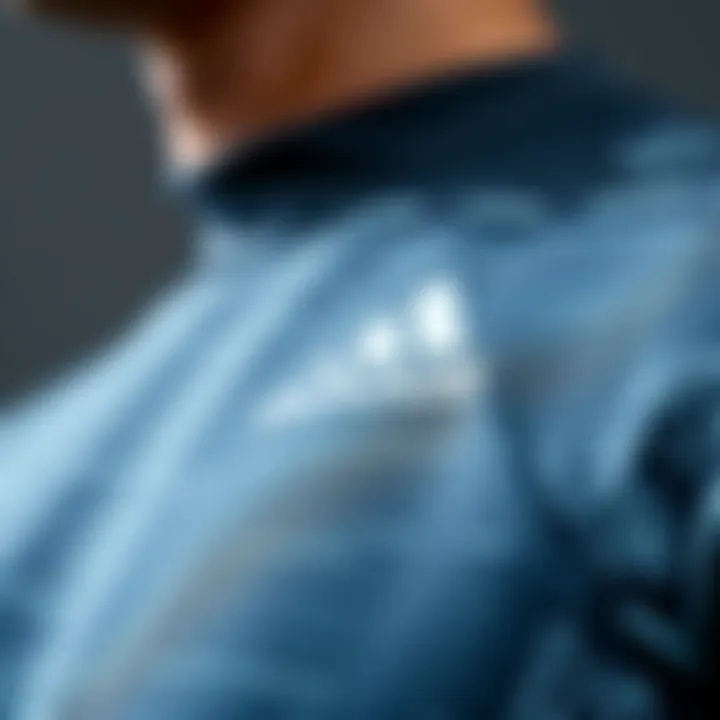 Innovative Fabric Technology Close-up of Climalite fabric showcasing breathability