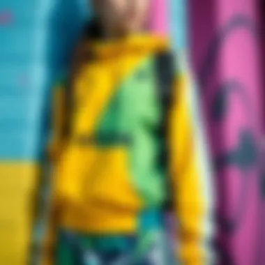 Dynamic colors and patterns featured in the new adidas women's collection.