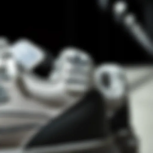 Close-up of the Adidas Forum Low Mor showcasing intricate design details