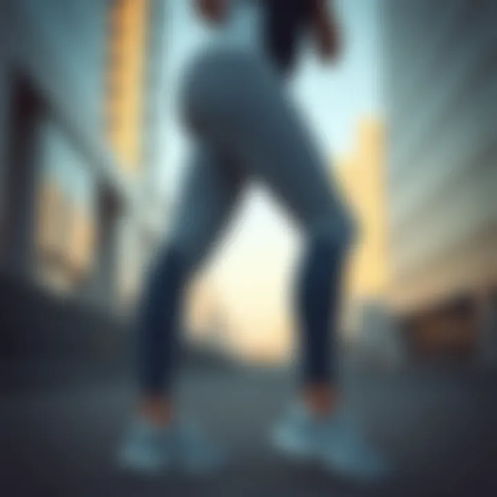 Modern Athletic Aesthetics Adidas leggings showcasing modern athletic style