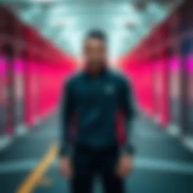 Modern Design Features of Adidas Tracksuit Stylish Adidas tracksuit showcasing modern design