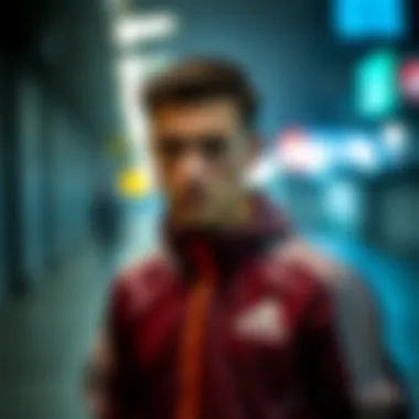 Fitness Enthusiast in Adidas Rain Apparel Fitness enthusiast wearing Adidas rain apparel