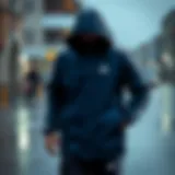 Stylish Adidas rain jacket design