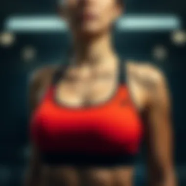 Innovative Design of Adidas Sports Bra Adidas sports bra showcasing innovative design