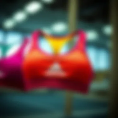 Vibrant Colors of Adidas Sports Bra Collection Adidas sports bra collection featuring vibrant colors