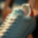 Close-up of Adidas Stan Smith shoe design