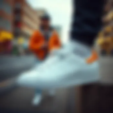 Adidas Stan Smith paired with casual streetwear