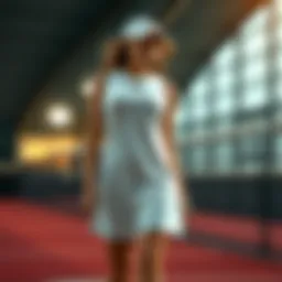 Elegant design of Adidas tennis dress