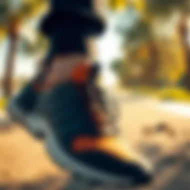 Person enjoying comfort in adidas Terrex footwear during a sunny day