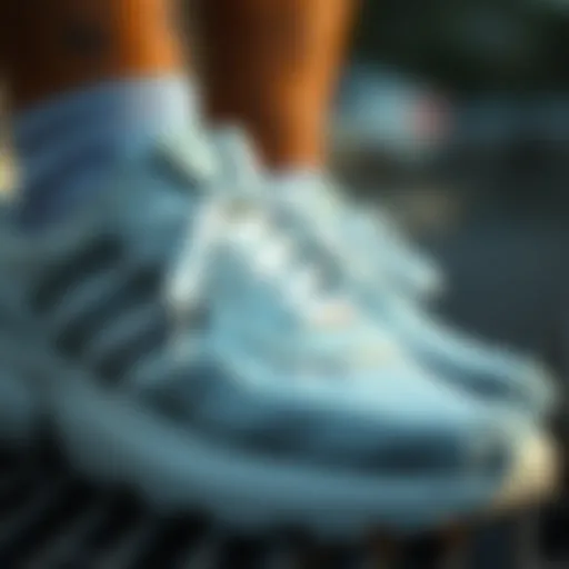 Innovative Design of adidas Terrex Summer Shoes Close-up of adidas Terrex summer shoes showcasing innovative design