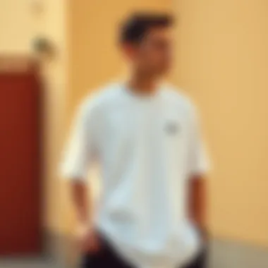 Adidas white t-shirt styling options