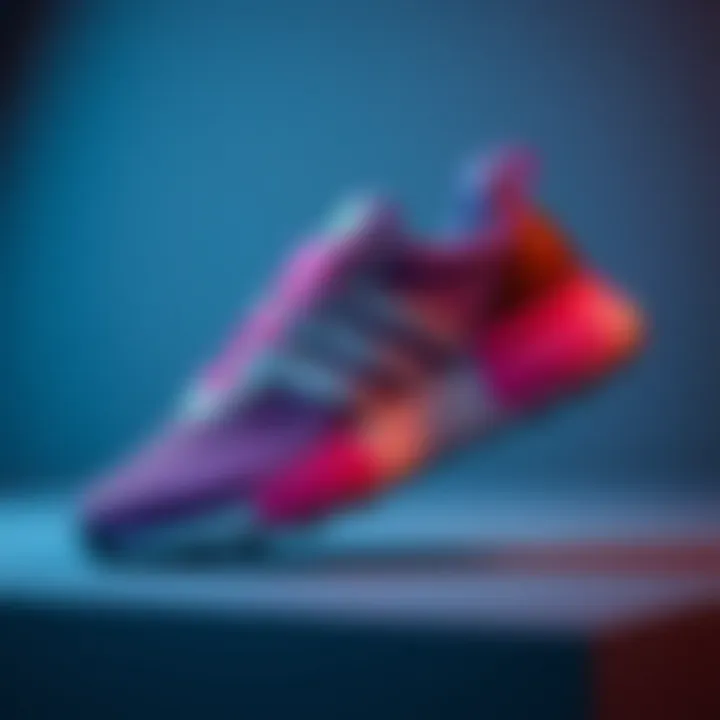 Elegant design showcasing the latest adidas women's shoe collection.