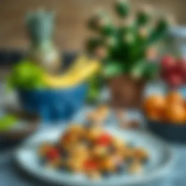 A close-up of nutritious meals tailored for athletes