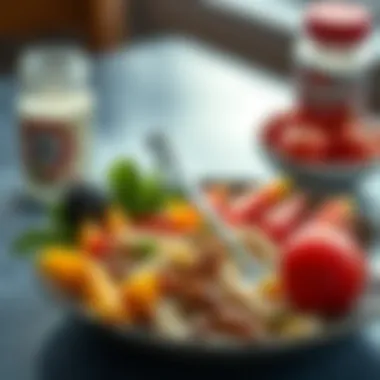 A balanced meal highlighting protein-rich ingredients