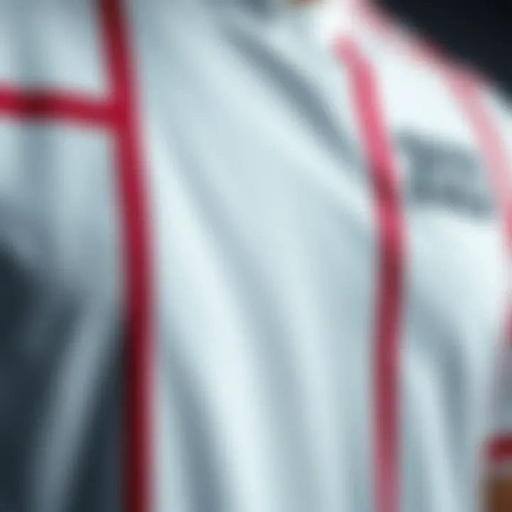 Material texture of Beşiktaş 2023 shirt emphasizing quality