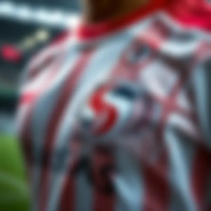 Artistry in Beşiktaş Jersey Design Close-up of the intricate design details of a Beşiktaş jersey.