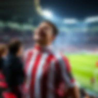 Fan Pride in Beşiktaş Jersey A passionate fan wearing the Beşiktaş jersey at a match.