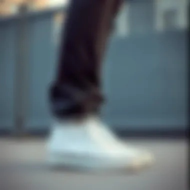 Fashion tips for styling white high-top Vans