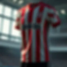 The original Beşiktaş jersey showcasing its unique design and craftsmanship.