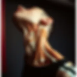 Illustration of neck muscle anatomy