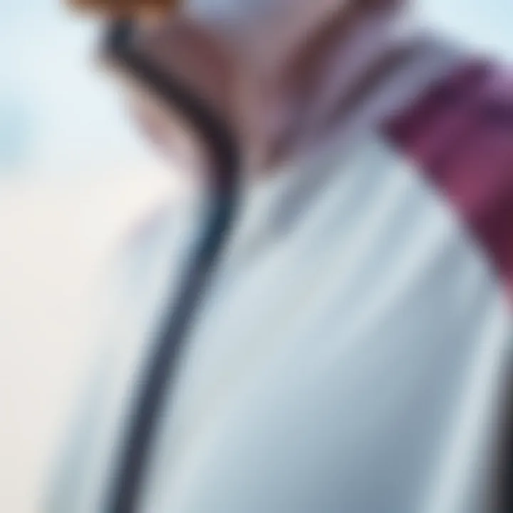 Close-up of breathable fabric used in sportswear