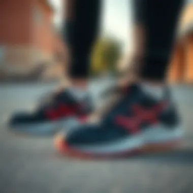 Versatility of Bursa Sports Shoes in Action A person engaging in activities while wearing Bursa sports shoes