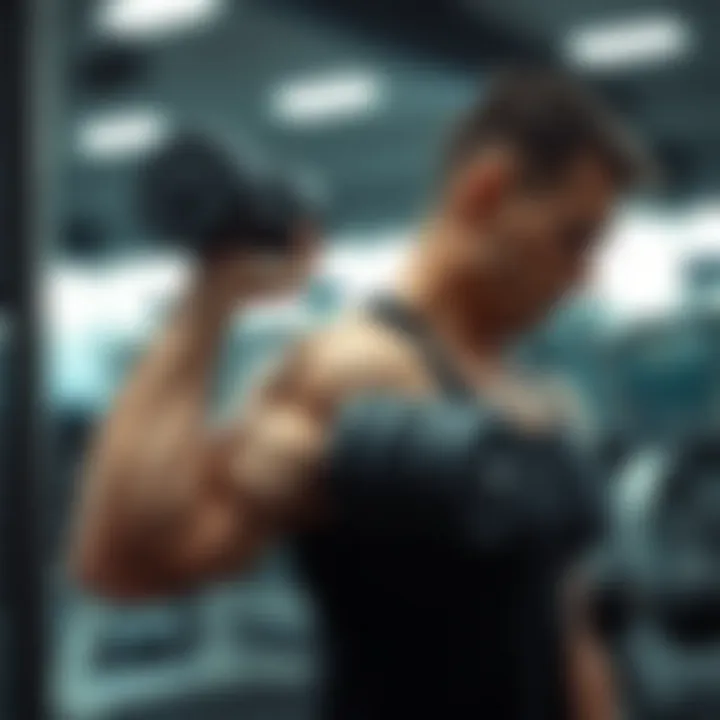 Common mistakes during the dumbbell deltoid press exercise