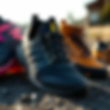 Comparison of different waterproof shoe designs