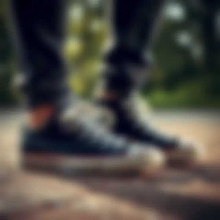 Essential Care Tips for Converse Footwear Care tips for maintaining Converse shoes displayed visually