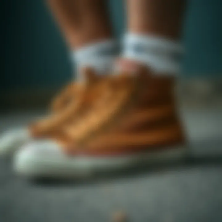 Care tips for maintaining brown Converse shoes