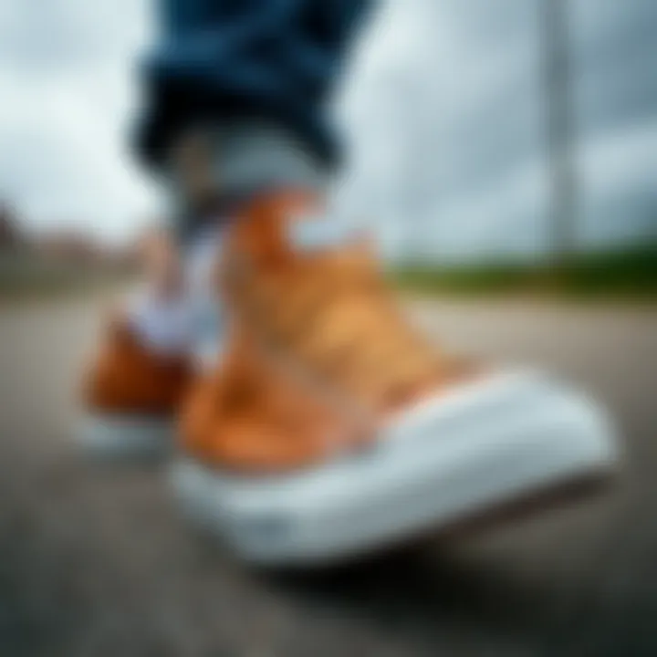 Brown Converse shoes paired with casual outfits