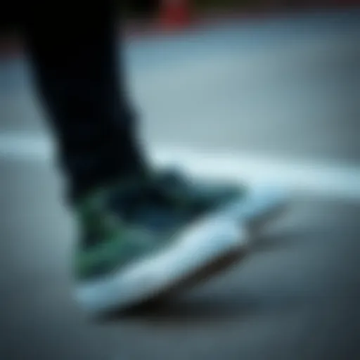 Stylish Converse Camouflage Shoes A stylish pair of Converse shoes featuring a unique camouflage pattern.