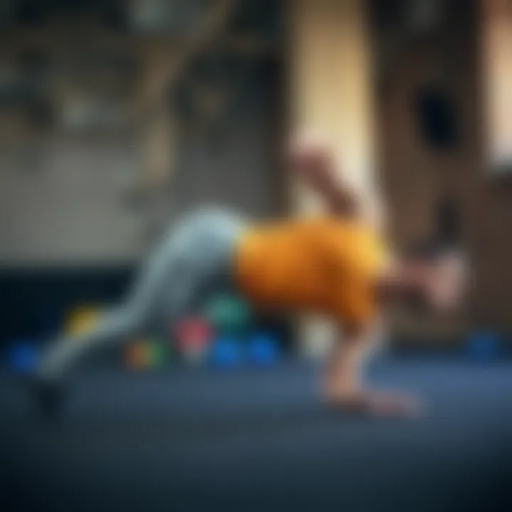 Strengthening core muscles