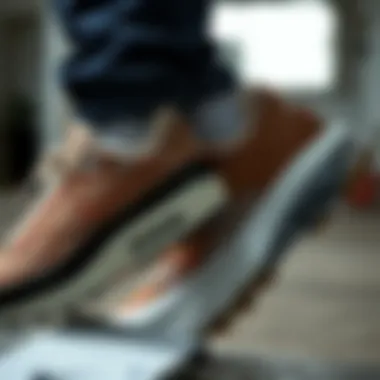 Historical timeline highlighting the evolution of Air Max footwear