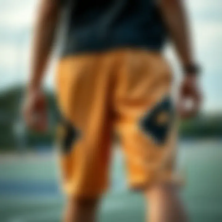 Dynamic basketball shorts showcasing stylish designs