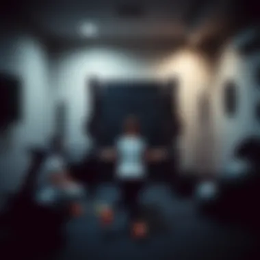 Home gym setup with essential equipment