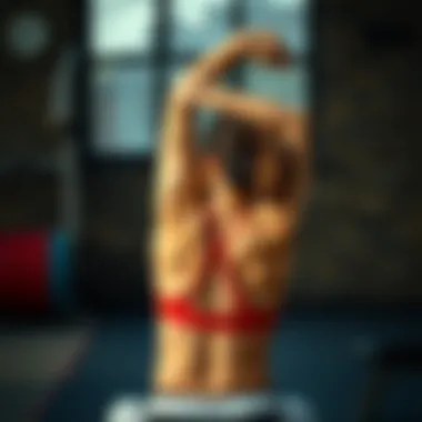 An effective stretch for the back muscles, promoting flexibility.