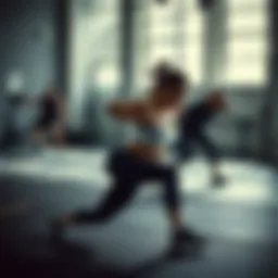 Dynamic exercise routine demonstration