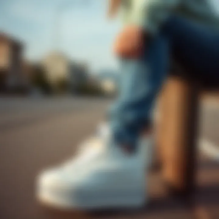 Fashion Fusion: Outfit Ideas with Converse Fashionable outfit featuring Converse platform shoes