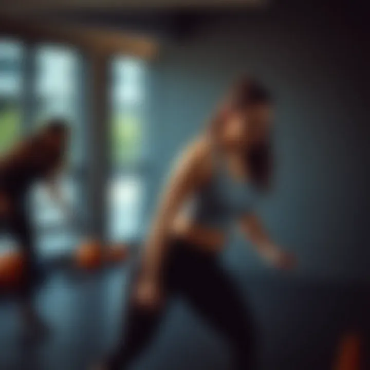 Dynamic exercise routine for weight loss