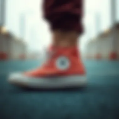 Converse sneakers in contemporary sports culture