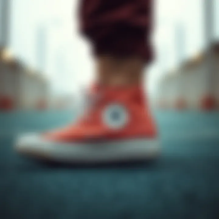 Converse sneakers in contemporary sports culture