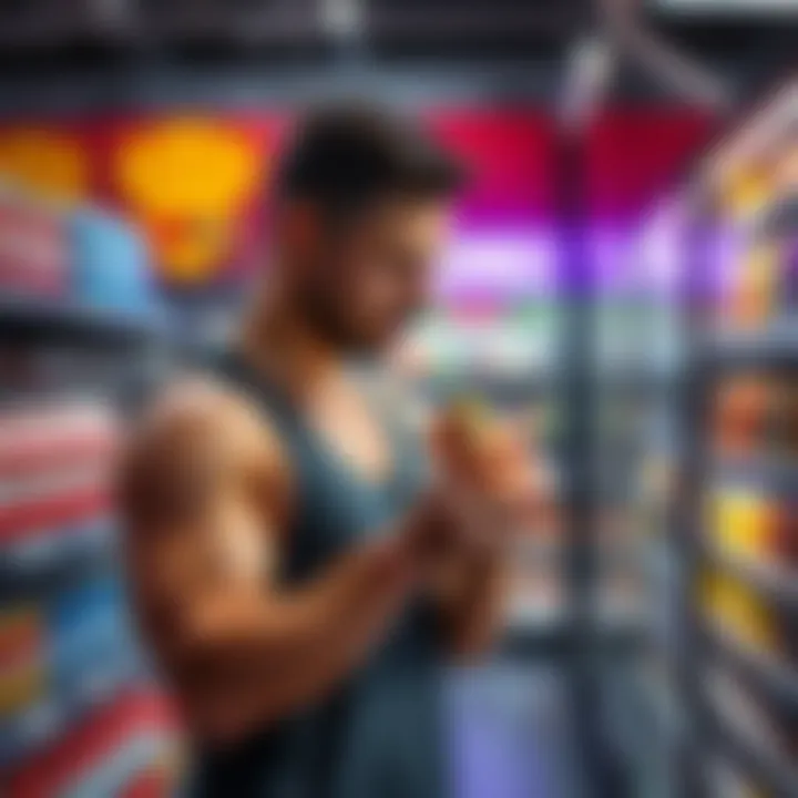 Selecting the Right Energy Drink for Performance Fitness enthusiast choosing an energy drink