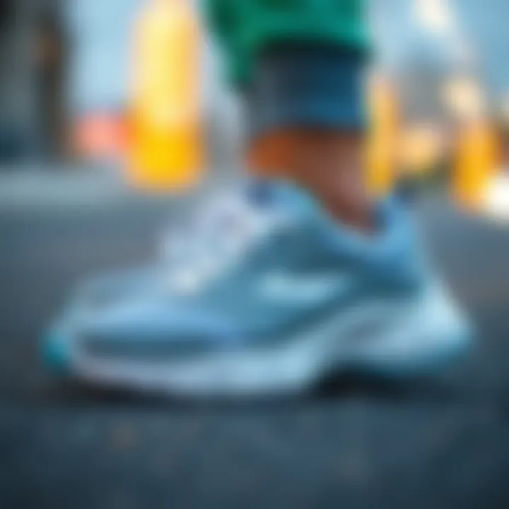 Close-up of Foamies Skechers showcasing comfort features