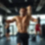 Dynamic ab workout illustration