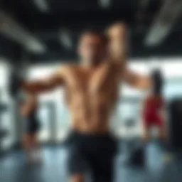 Dynamic ab workout illustration