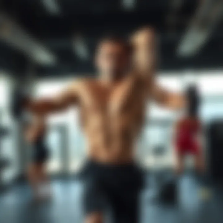 Dynamic ab workout illustration