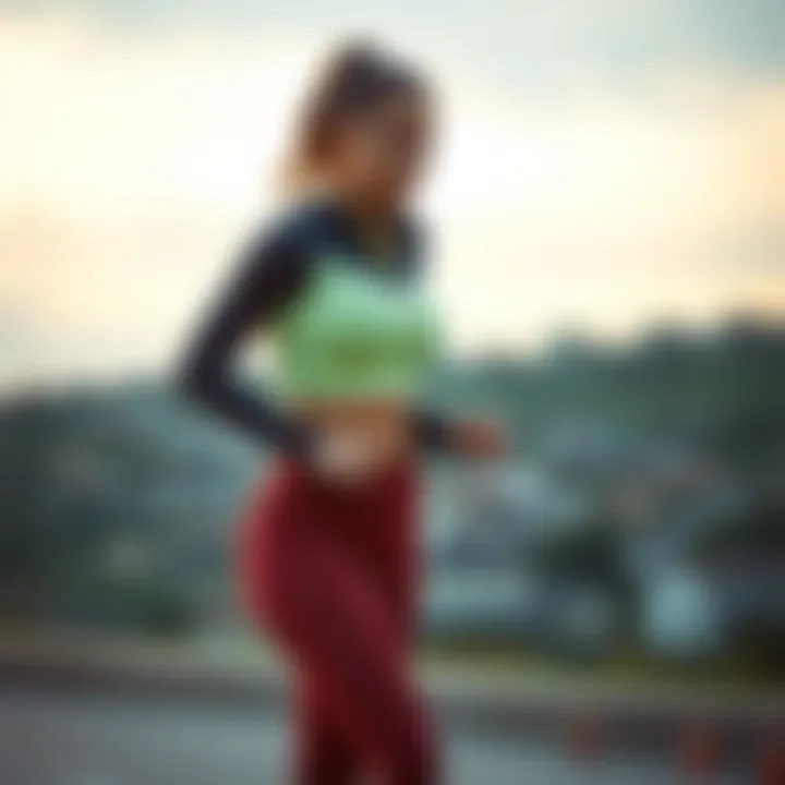 Stylish fitness clothing