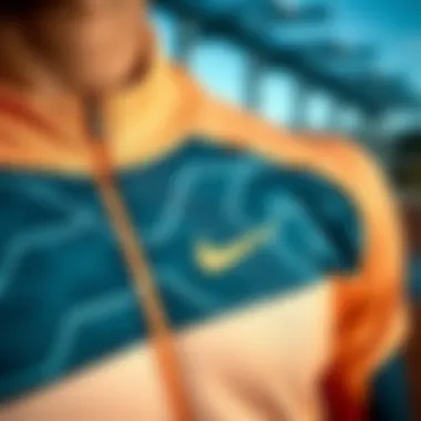 Close-up of high-performance sports apparel designed for fitness enthusiasts