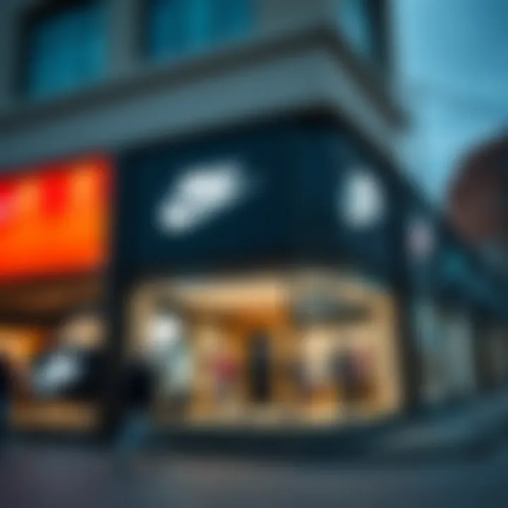 Nike outlet store exterior in Istanbul